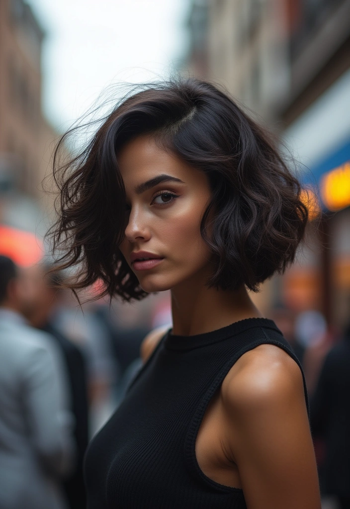 21 Stunning Choppy Bob Hairstyles to Inspire Your Next Big Hair Change! - 12. The Bold Textured Bob